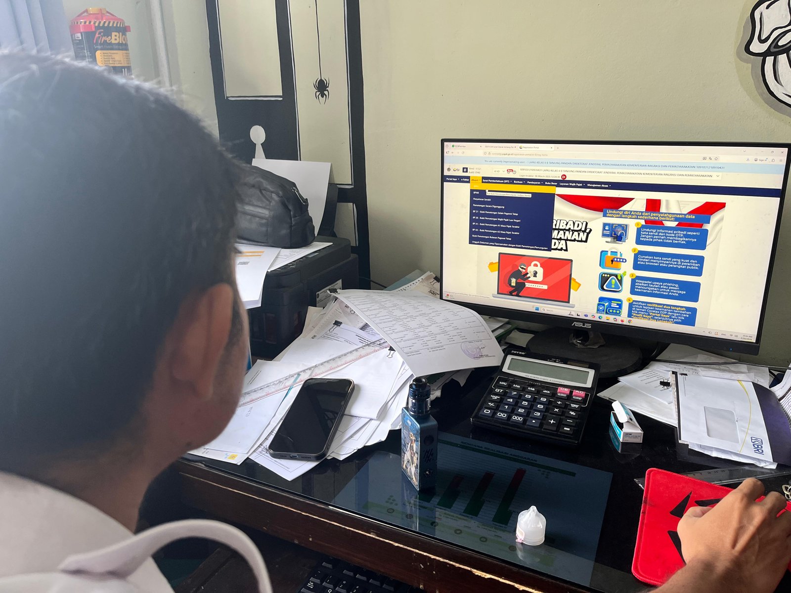 Lapor Harta Kekayaan Aparatur Sipil Negara Lapas Tanjungpandan Dorong Kepatuhan Pajak dan Harta ASN